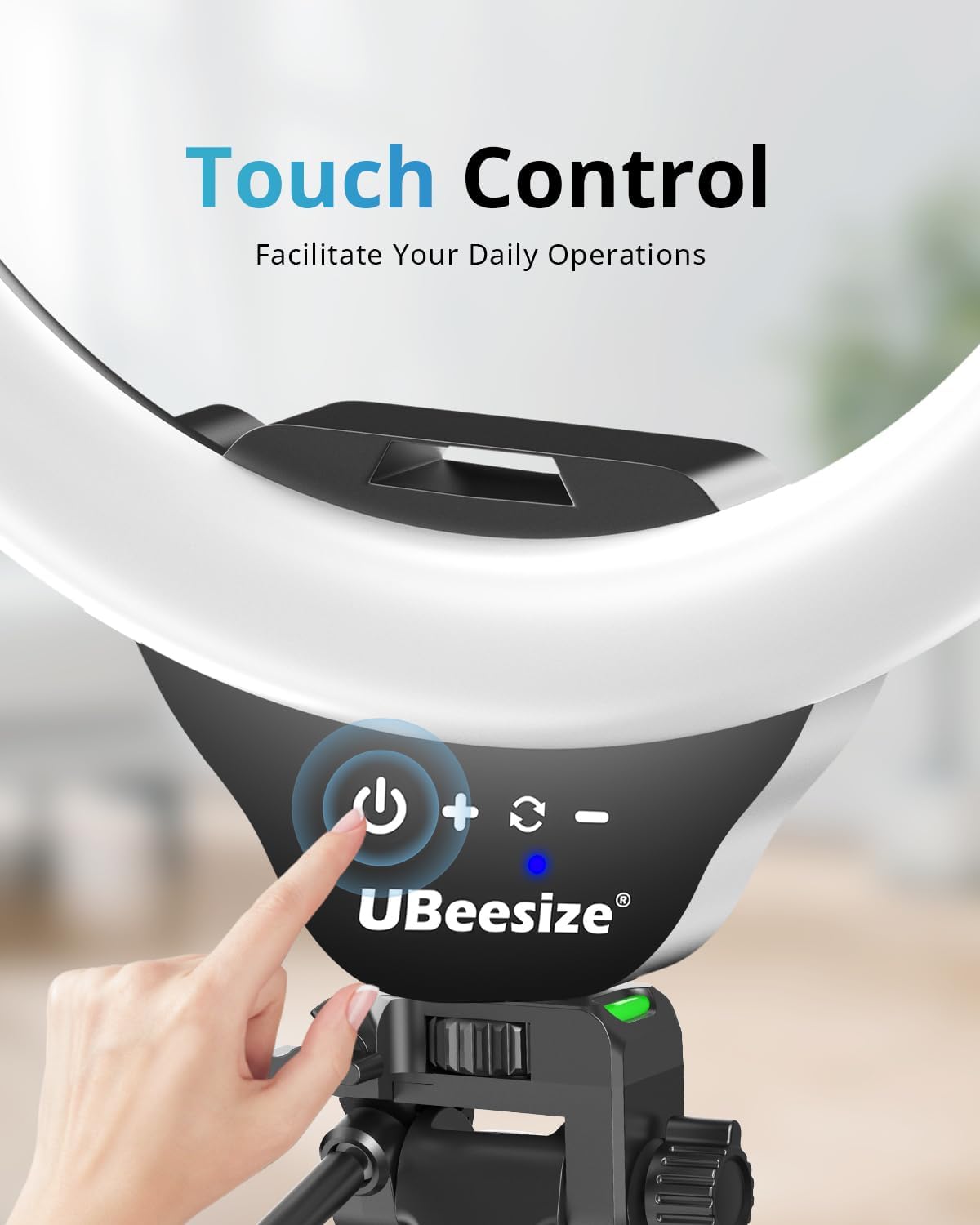 Detalle 2 de UBeesize 12" RGB Ring Light with 62in Tripod