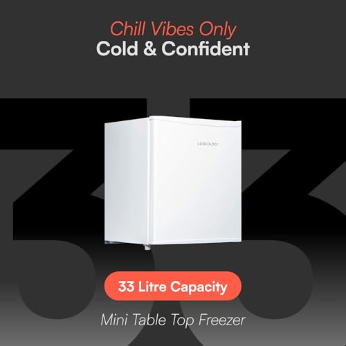 Thumbnail 2 de Cookology 31L Small Tabletop Freezer - Adjustable Legs - White