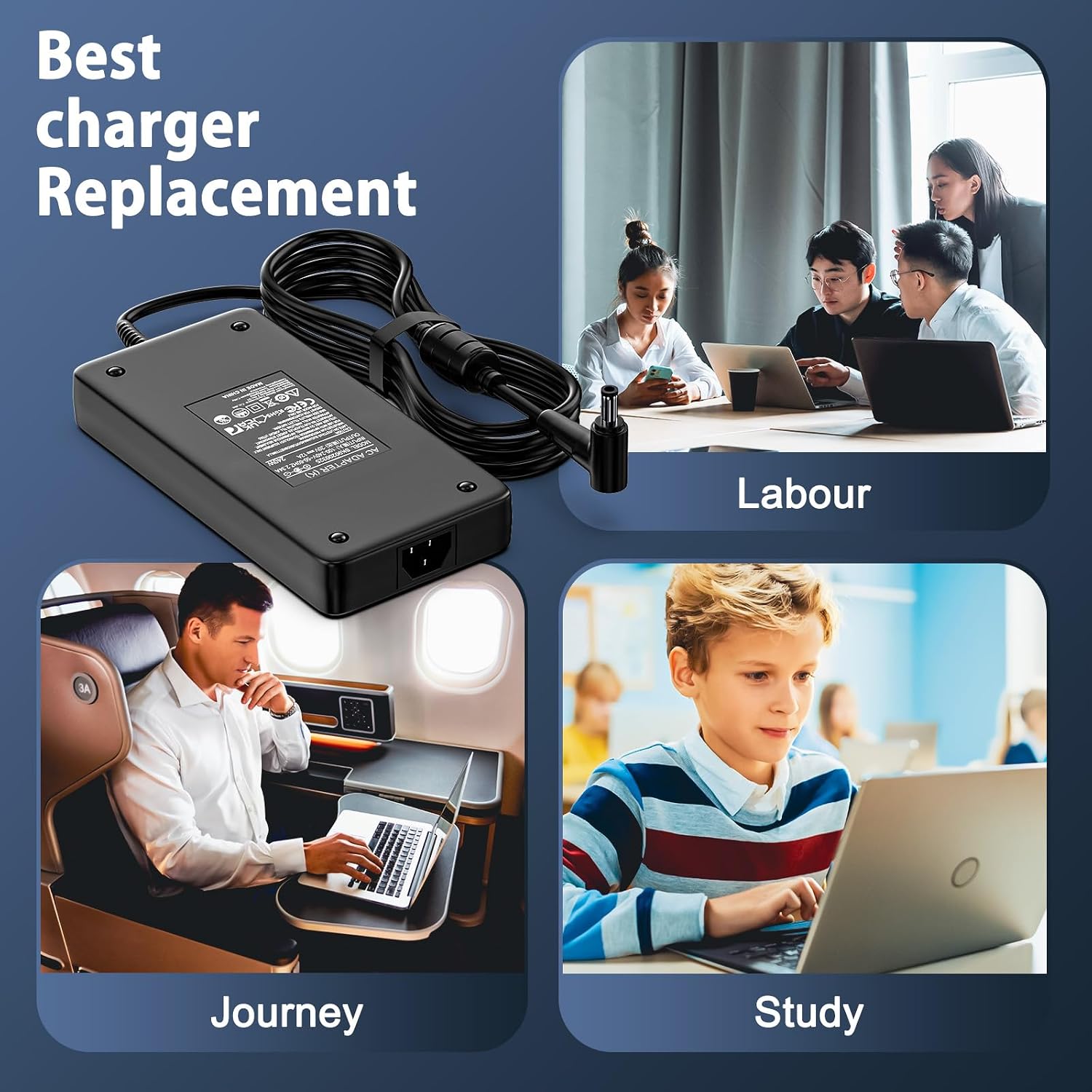 Thumbnail 6 de 240W Laptop Charger (ADP-240EB B) for ASUS ROG Strix & Zephyrus laptops