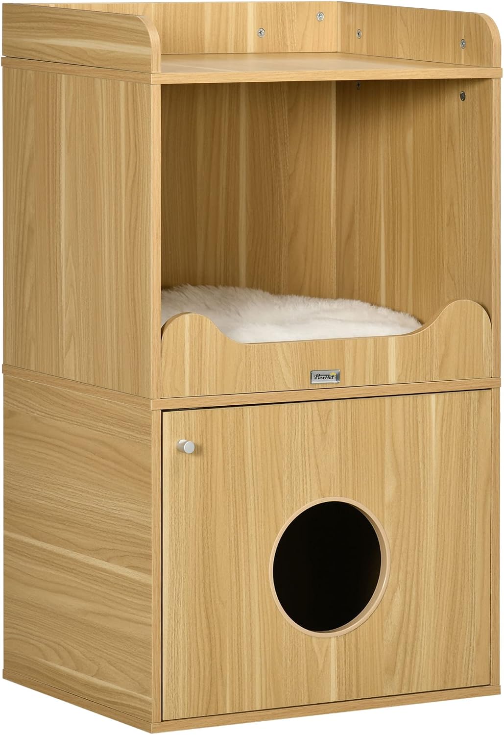 Detalle de PawHut Maison de toilette chat 60 x 45