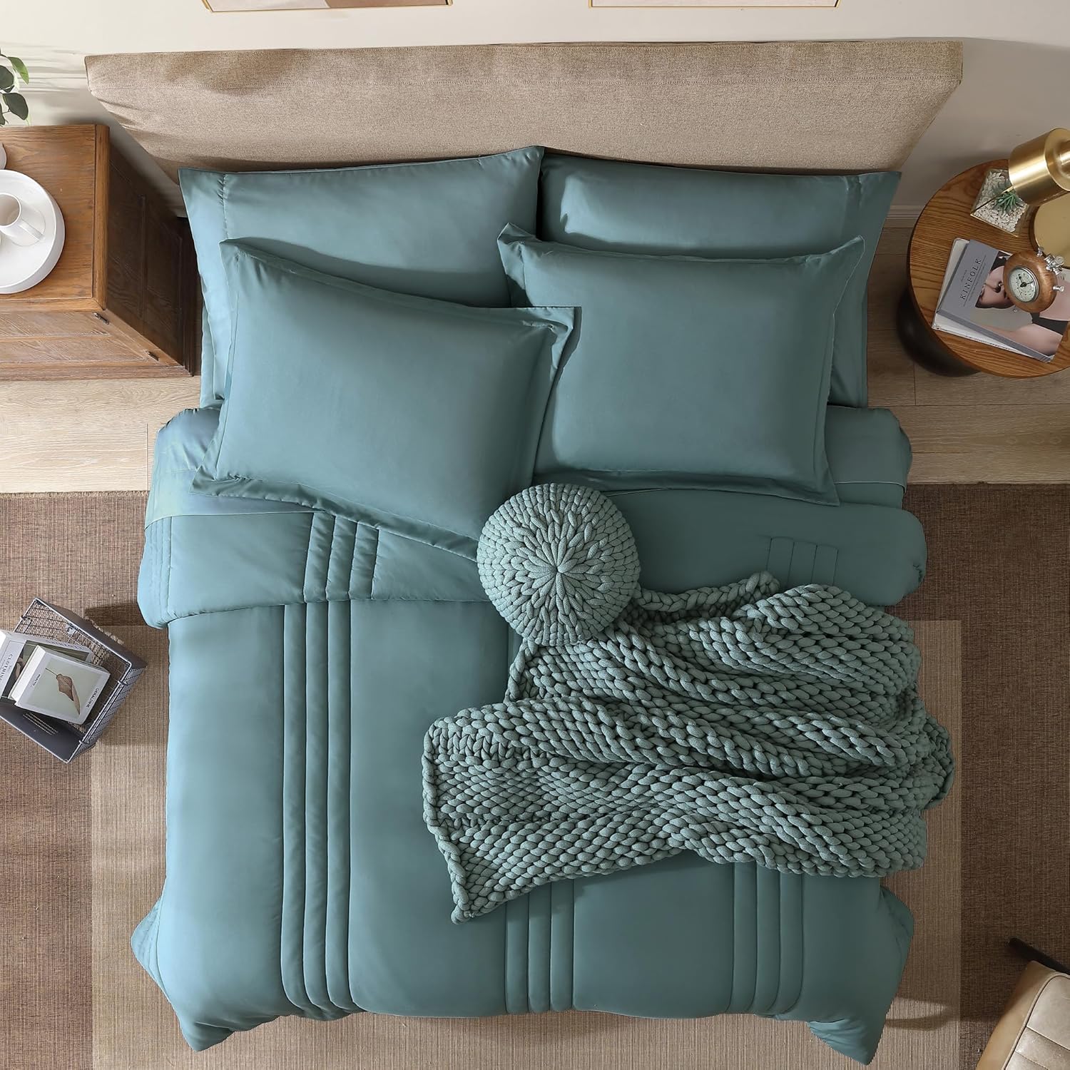 Thumbnail 4 de Monbix Full Comforter Set 7-piece
