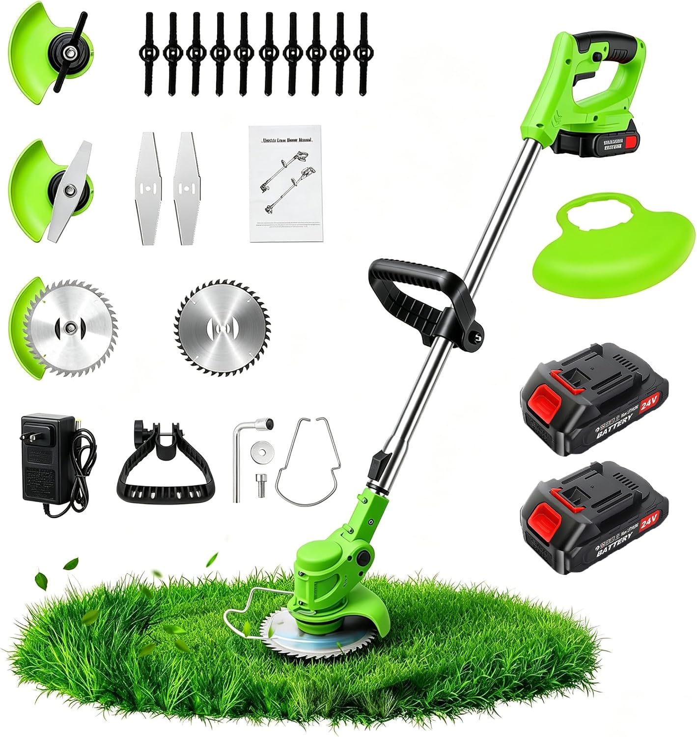 Detalle de RAXONE Cordless Weed Trimmer, 2000mAh