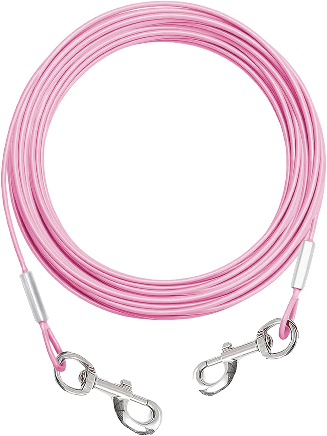 Thumbnail 6 de Mi Metty Tie-Out Leinen für Hunde – 9 m Kausicheres Tie-Out Kabel für mittelgroße bis große Hunde, Dark Grey