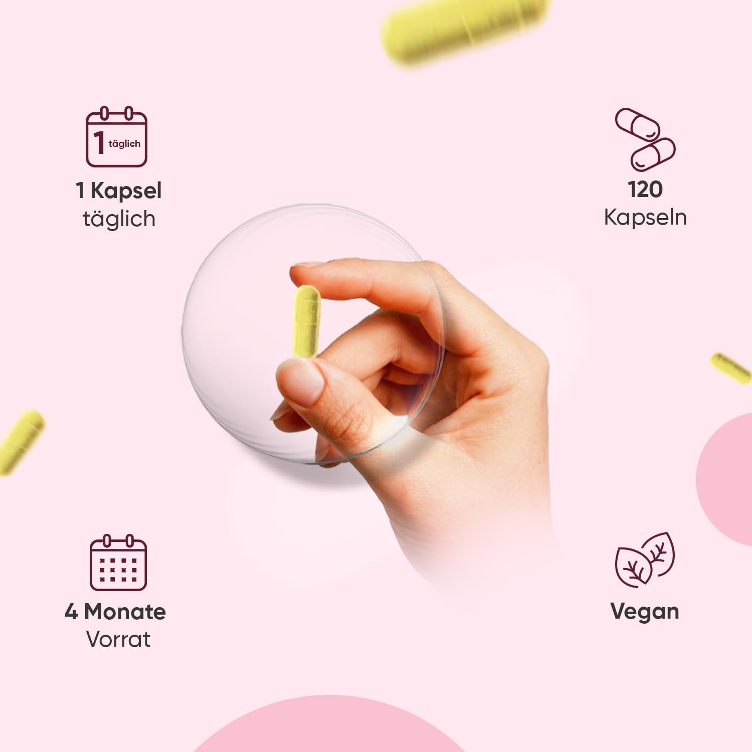 Thumbnail 5 de WeightWorld Trans-Resveratrol mit Quercetin 550 mg (98% japanischer Knöterich) – 120 vegane Kapseln