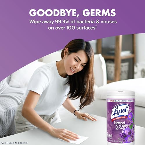 Thumbnail 4 de Lysol Disinfecting Wipes, Multi-Surface, Lavender + Mango, 80 ct (4 Pack)