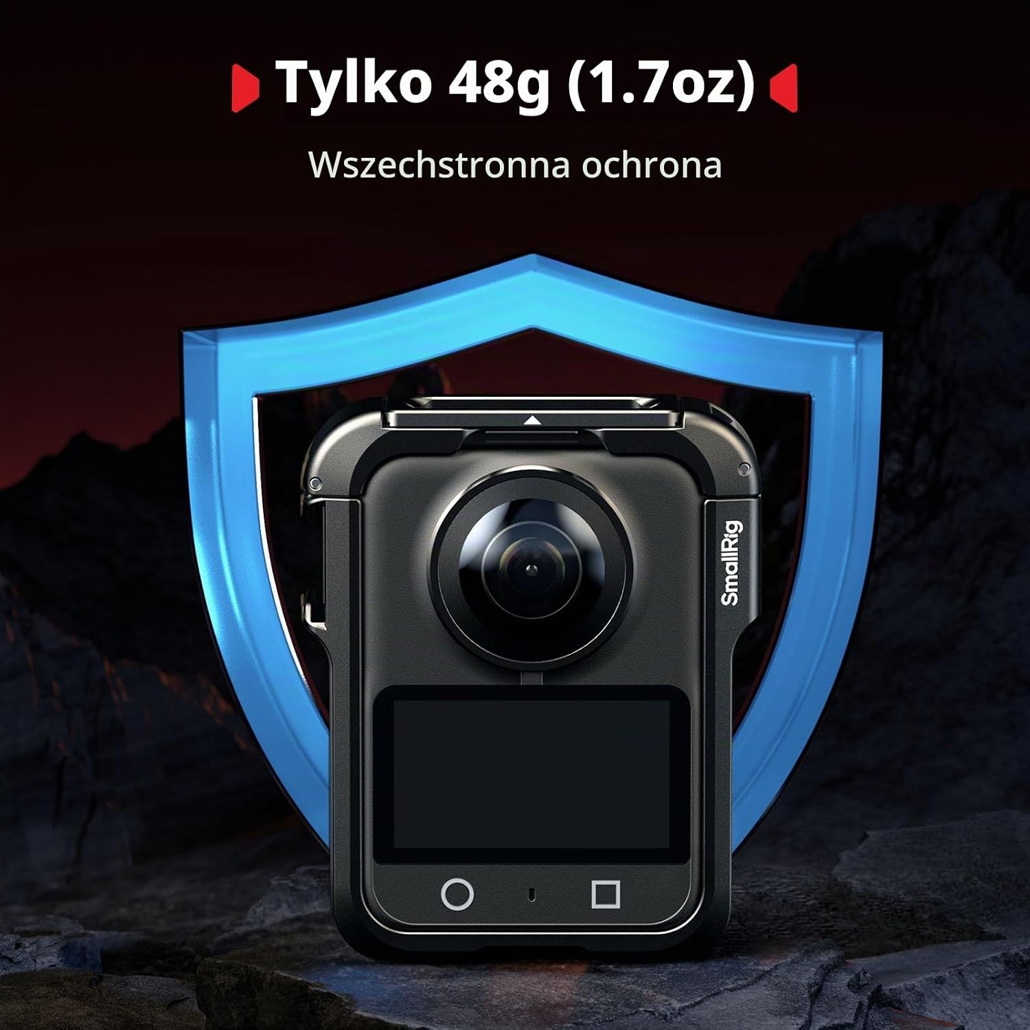 Thumbnail 6 de SMALLRIG 5704 klatka do DJI Osmo 360 z mocowaniem cold shoe i gwintem 1/4