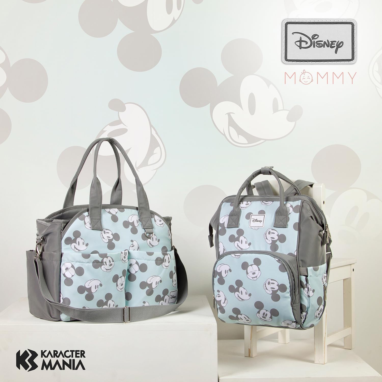 Thumbnail 5 de Disney Topolino Bonny - Borsa per passeggino Blu 44 x 32 cm