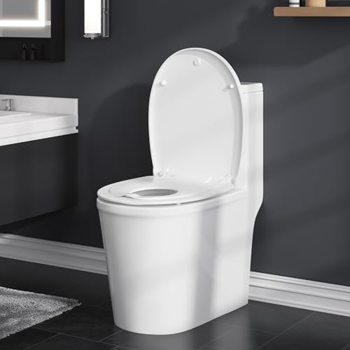 Thumbnail 8 de WOLTU: Asiento de Inodoro Familiar con Tapa Magnética para Niños y Cierre Suave (Forma O)