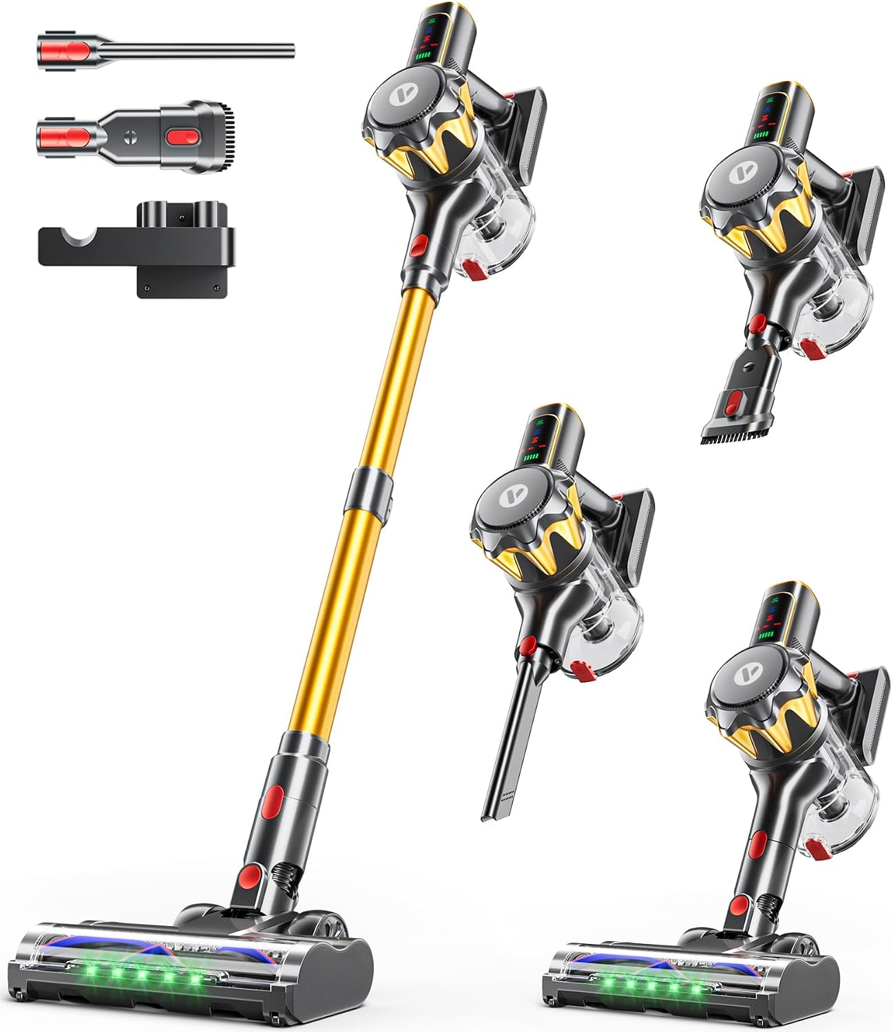 Detalle de Valitip VAL 08 Cordless Stick Vacuum, 600W, 50KPa, Self-Standing