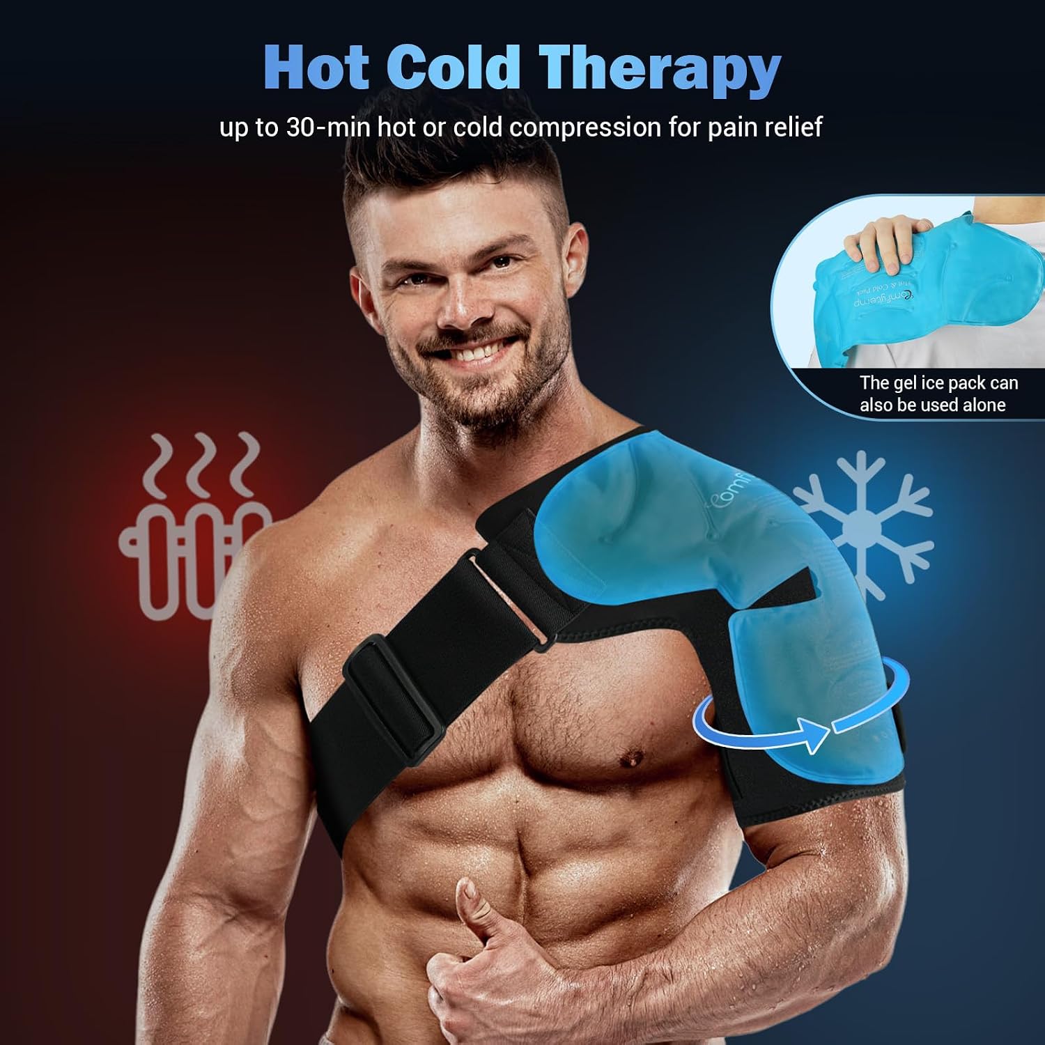 Detalle 1 de Comfytemp Shoulder Ice Pack Wrap