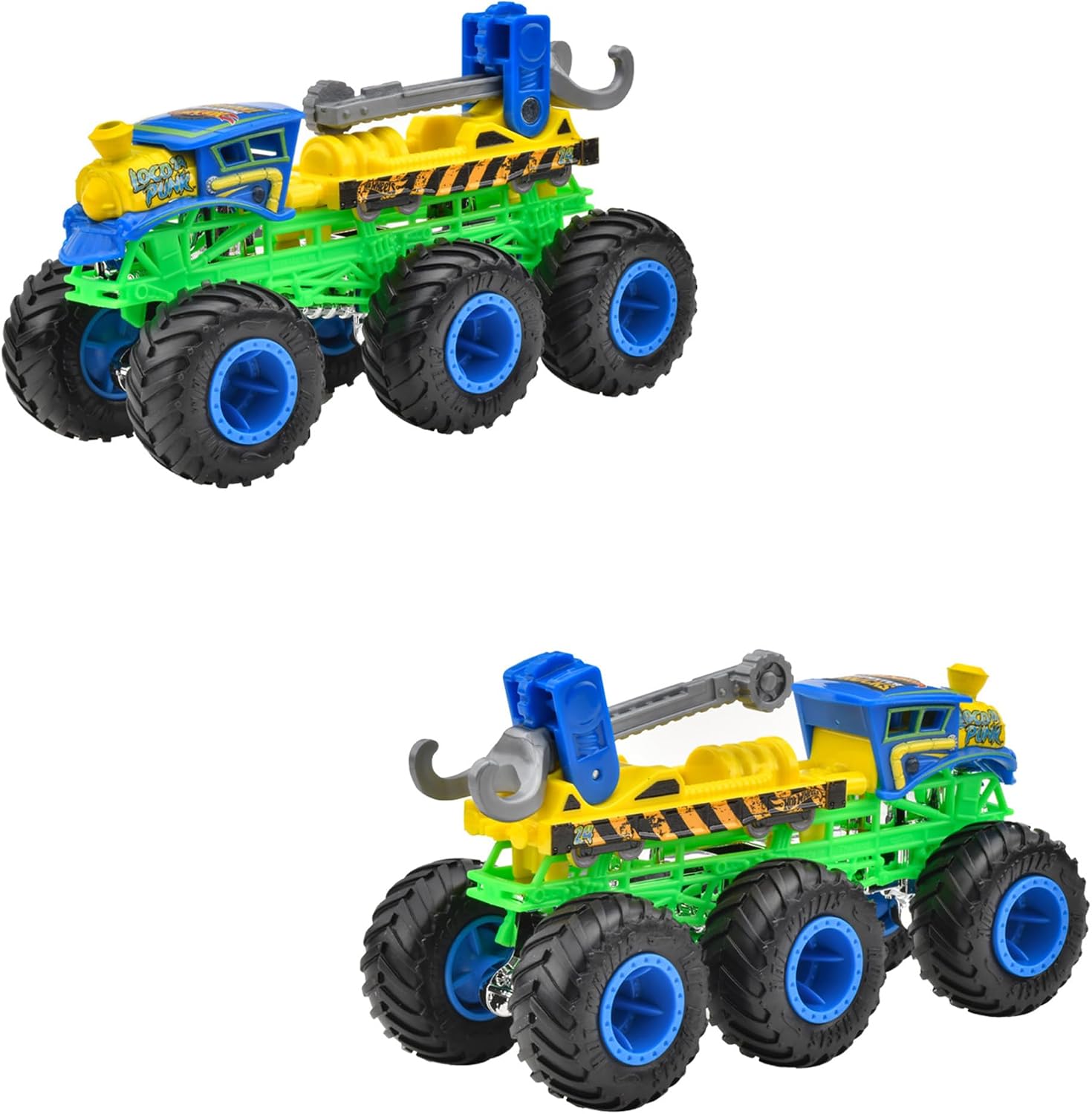 Thumbnail 4 de ホットウィール HWN86-986E モンスタートラック トランスポーター 1/64・4台セット