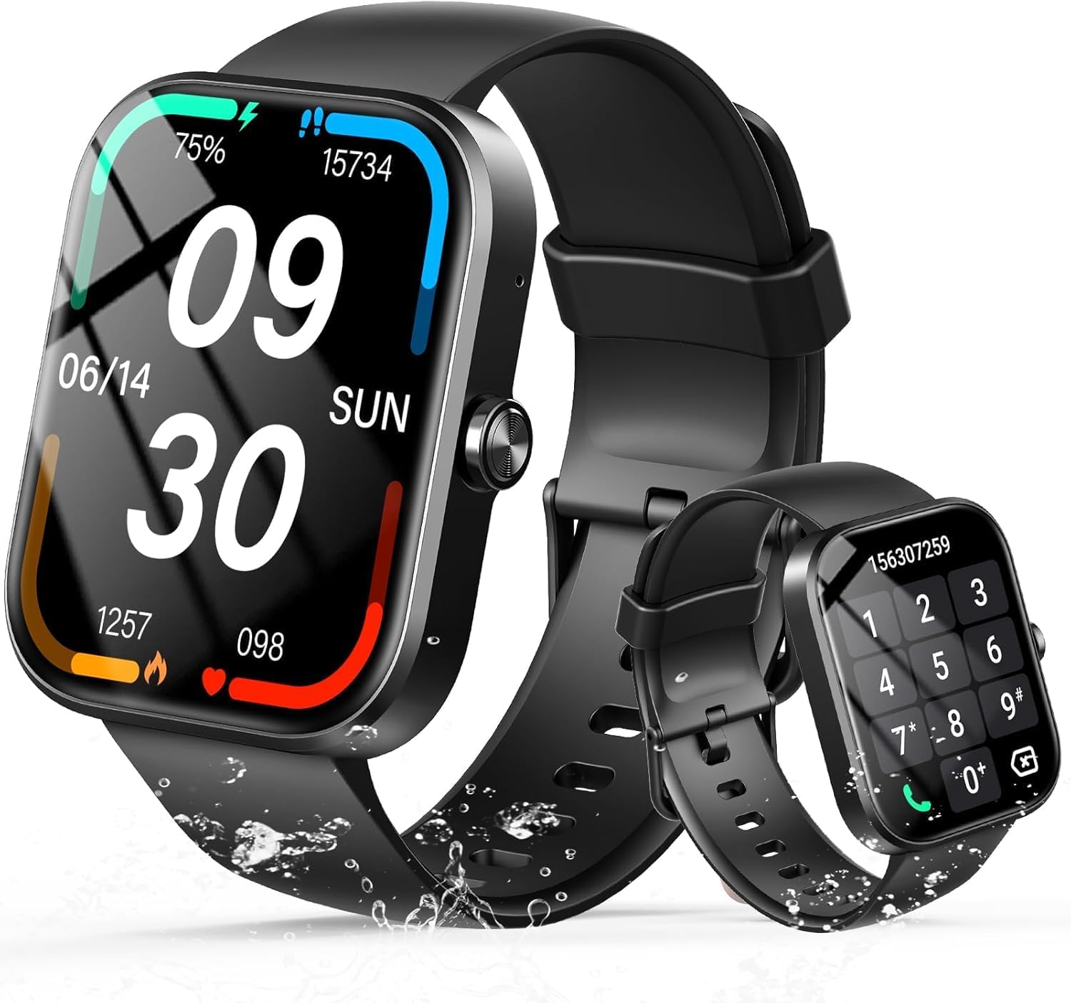 Detalle de Smart Watch for Men & Women with 1.91" HD Touch Screen, Bluetooth Calling and 100+ Sport Modes