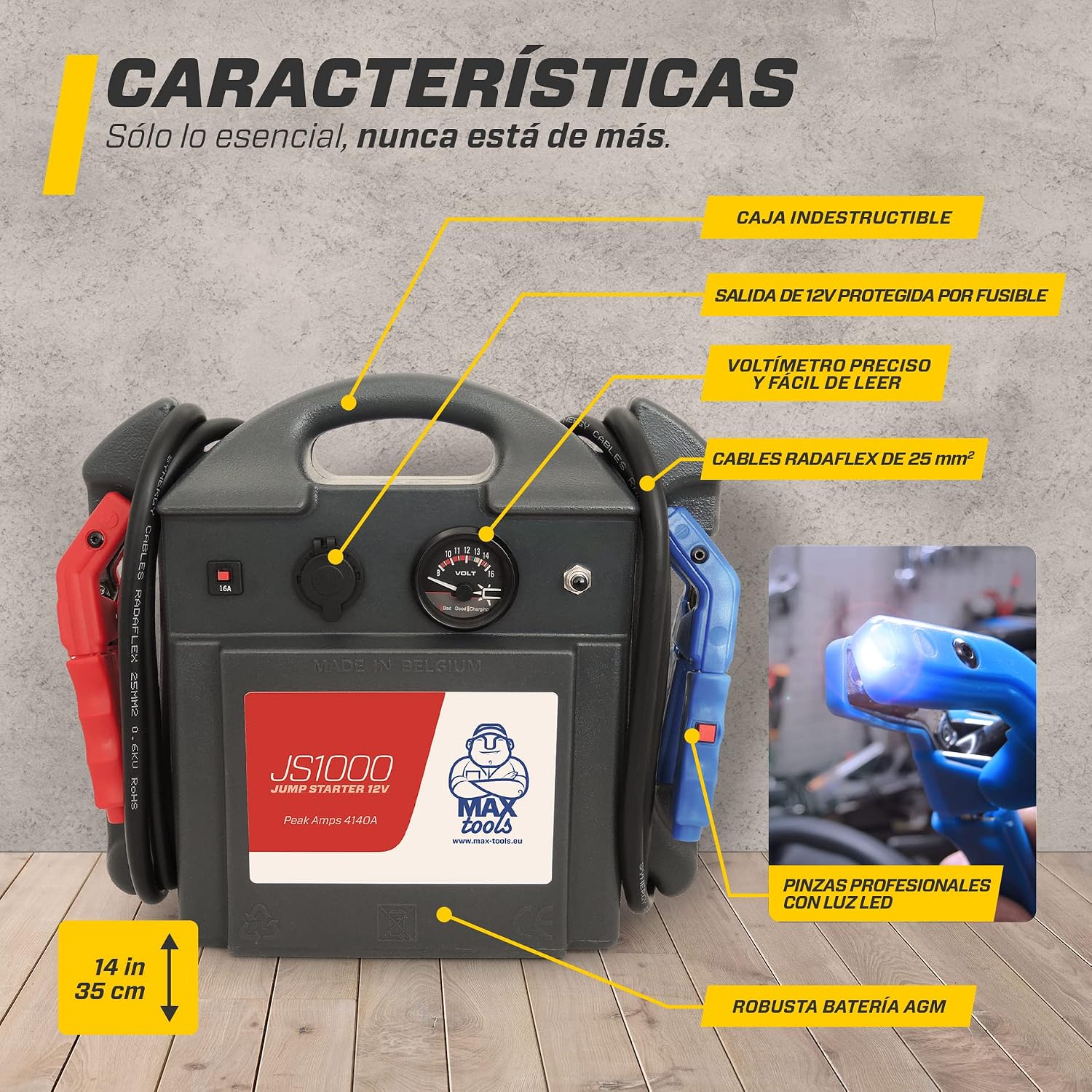 Thumbnail 1 de MAXTOOLS JS1000 Arrancador de Emergencia