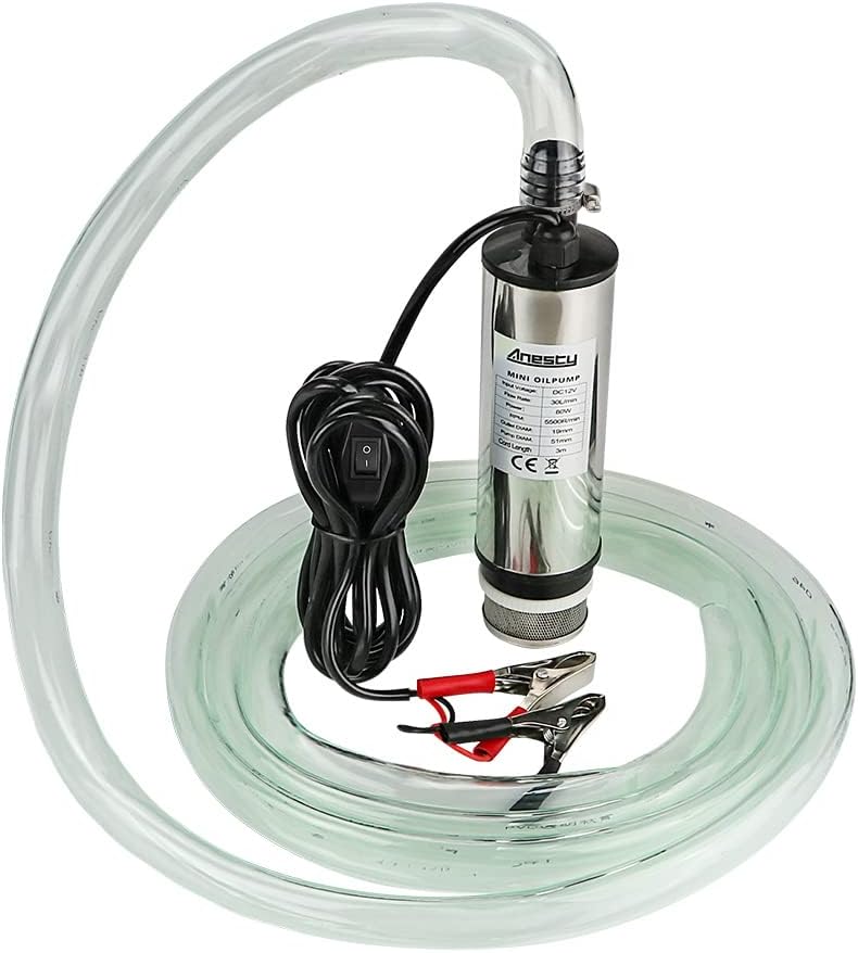 Detalle 2 de Anesty diesel fuel transfer pump 12V 51mm