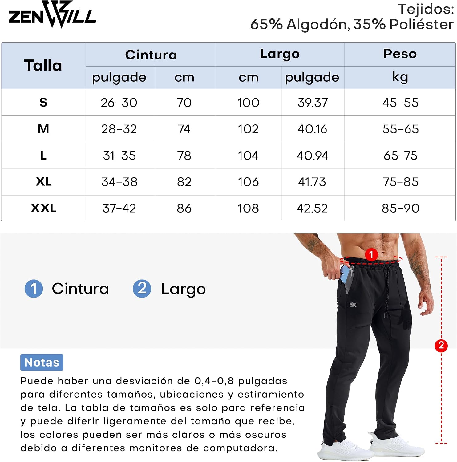 Thumbnail 6 de ZENWILL ZeroBols Pantalones Deportivos