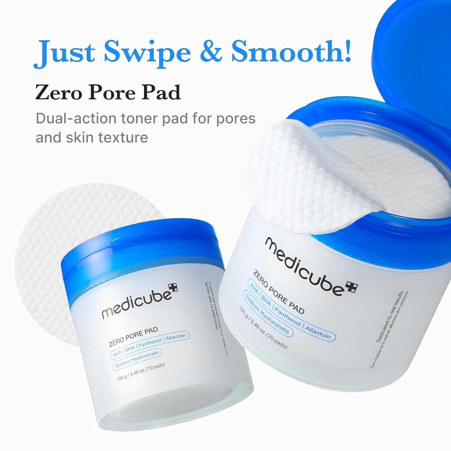 Detalle 1 de medicube Zero Pore Pad 2.0 Facial Pads
