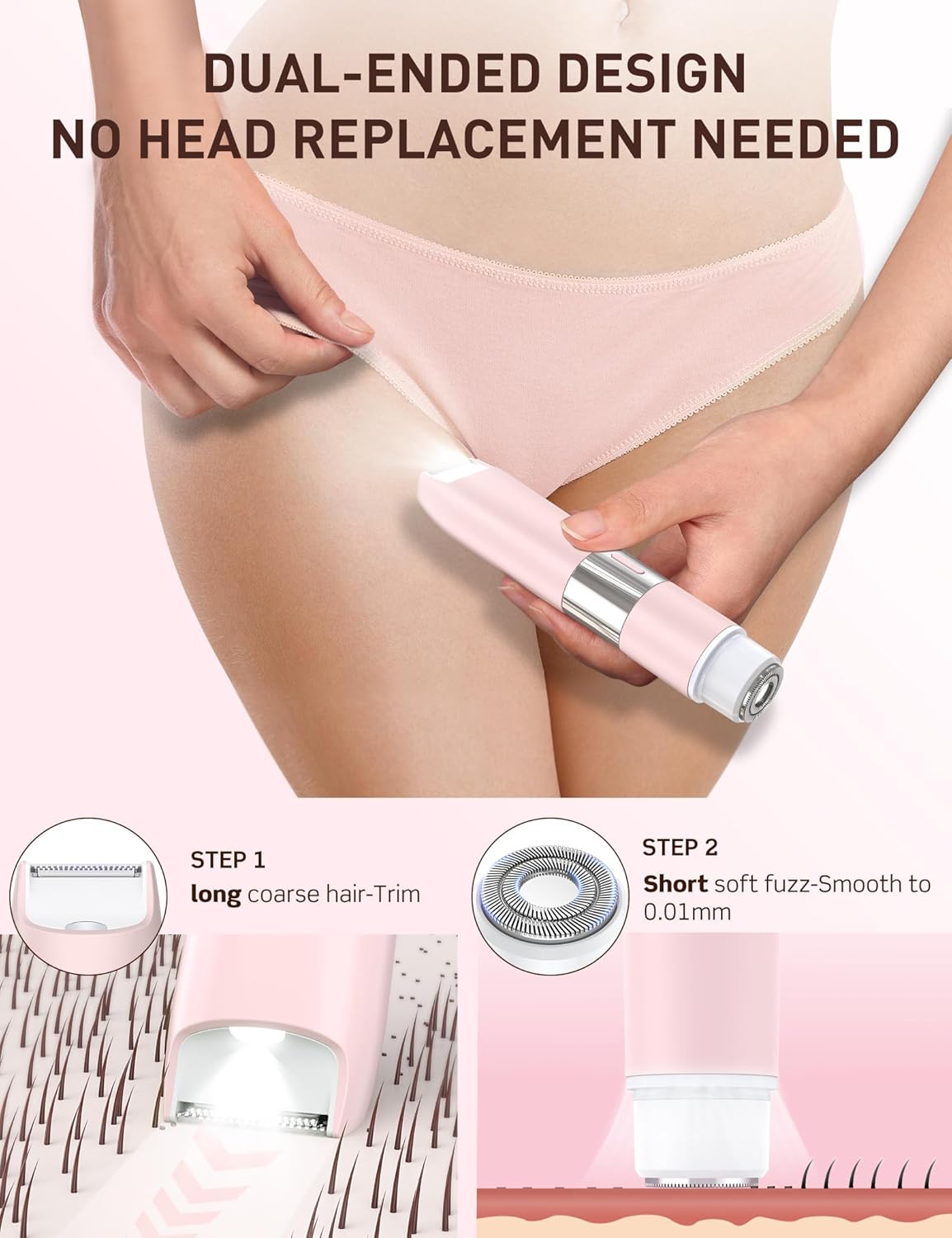Thumbnail 1 de Bikini Trimmer Women 2-in-1 USB-C shaver for bikini area 🪒