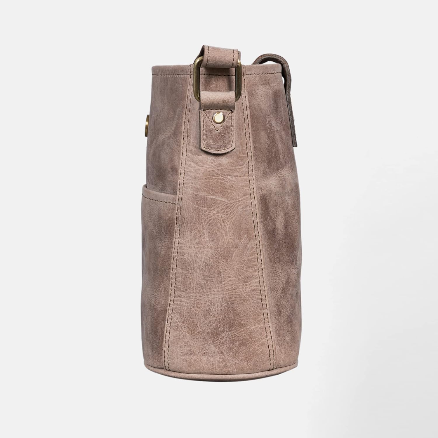 Thumbnail 6 de LEABAGS Leder Handtasche Damen „Athens“ – Premium Echtleder Umhängetasche für Arbeit, Uni, Schule