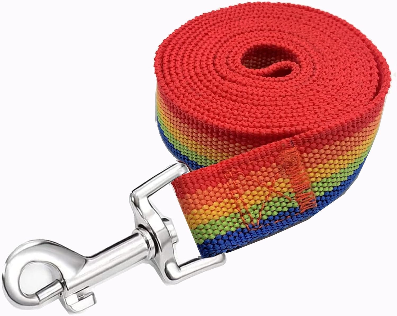 Detalle de Nylon Dog Leash in Rainbow