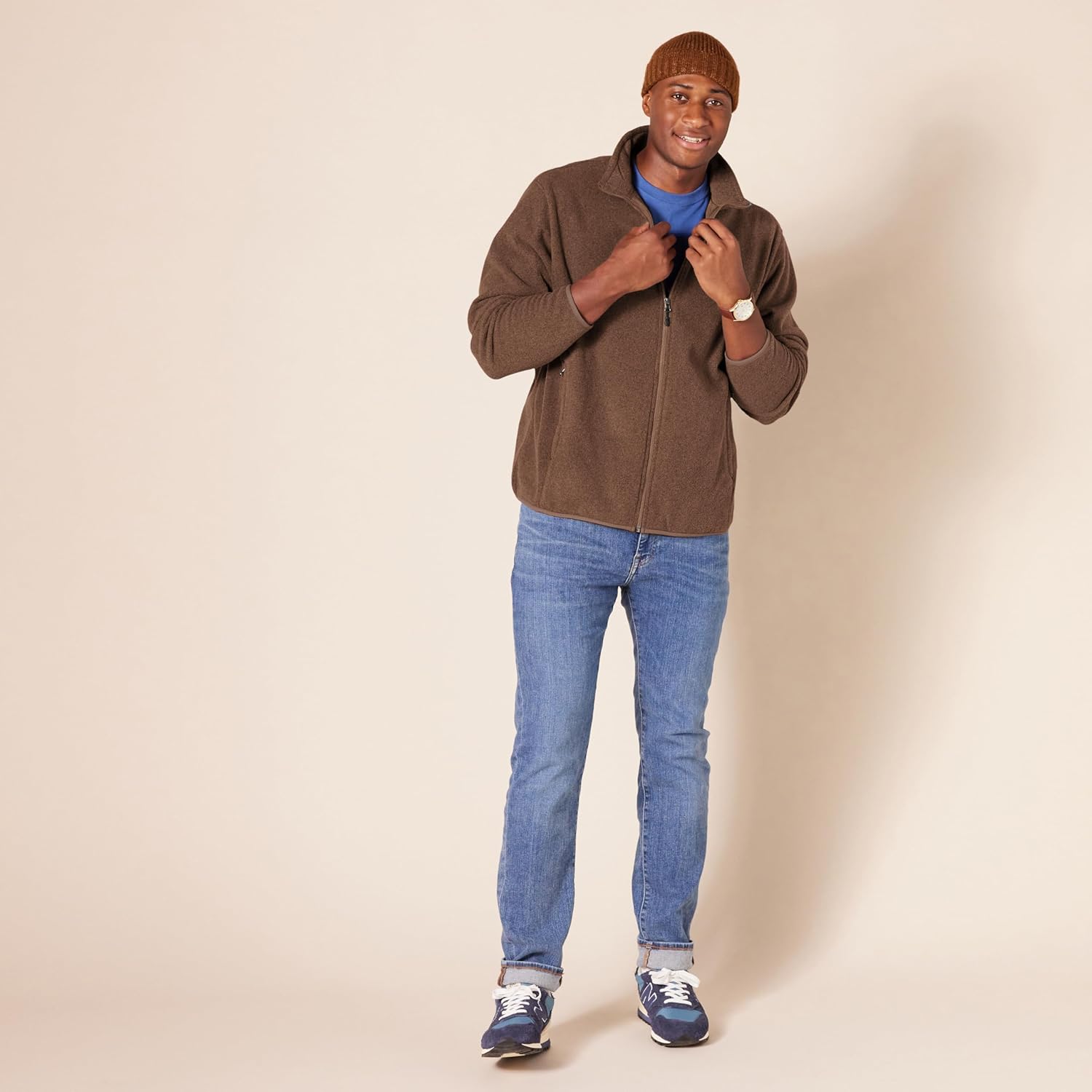Thumbnail 6 de Amazon Essentials Men’s Full-Zip Fleece Jacket (Big & Tall) – cosy midweight warmth for everyday wear