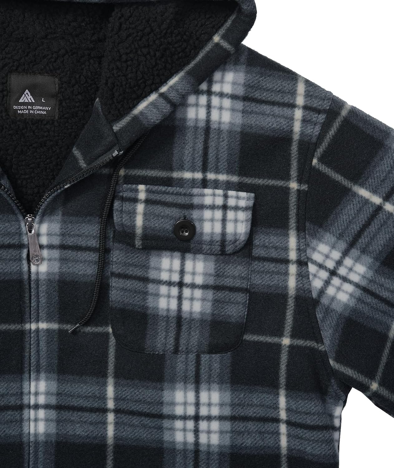 Thumbnail 4 de JACKETOWN Flannel Hooded Jacket