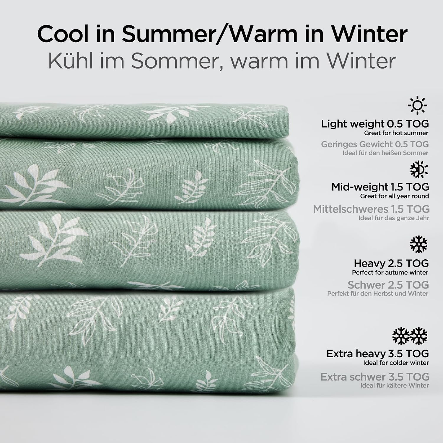 Thumbnail 4 de Duomiaomiao 1.5 tog cotton toddler sleeping bag