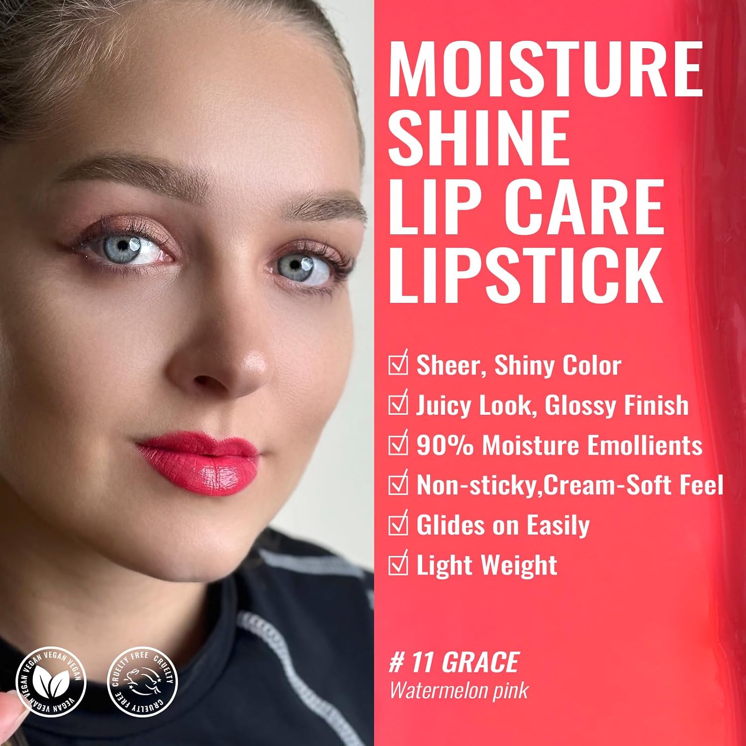 Thumbnail 6 de Oulac Rossetto Nutriente Rosa Corallo: Idratazione a Lunga Durata e Colore Naturale per Labbra Secche