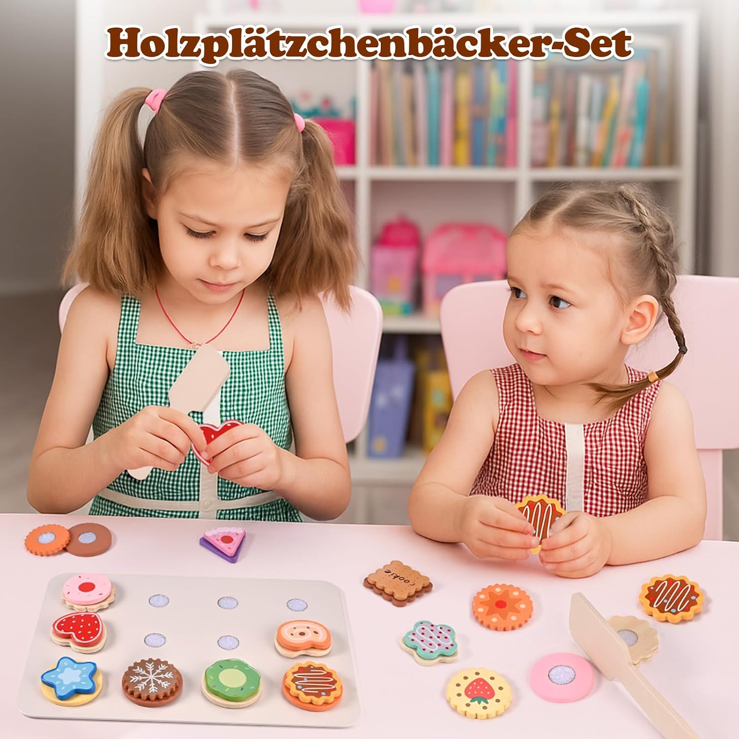 Thumbnail 5 de Wooderma Kinderküche Zubehör Kekse Set