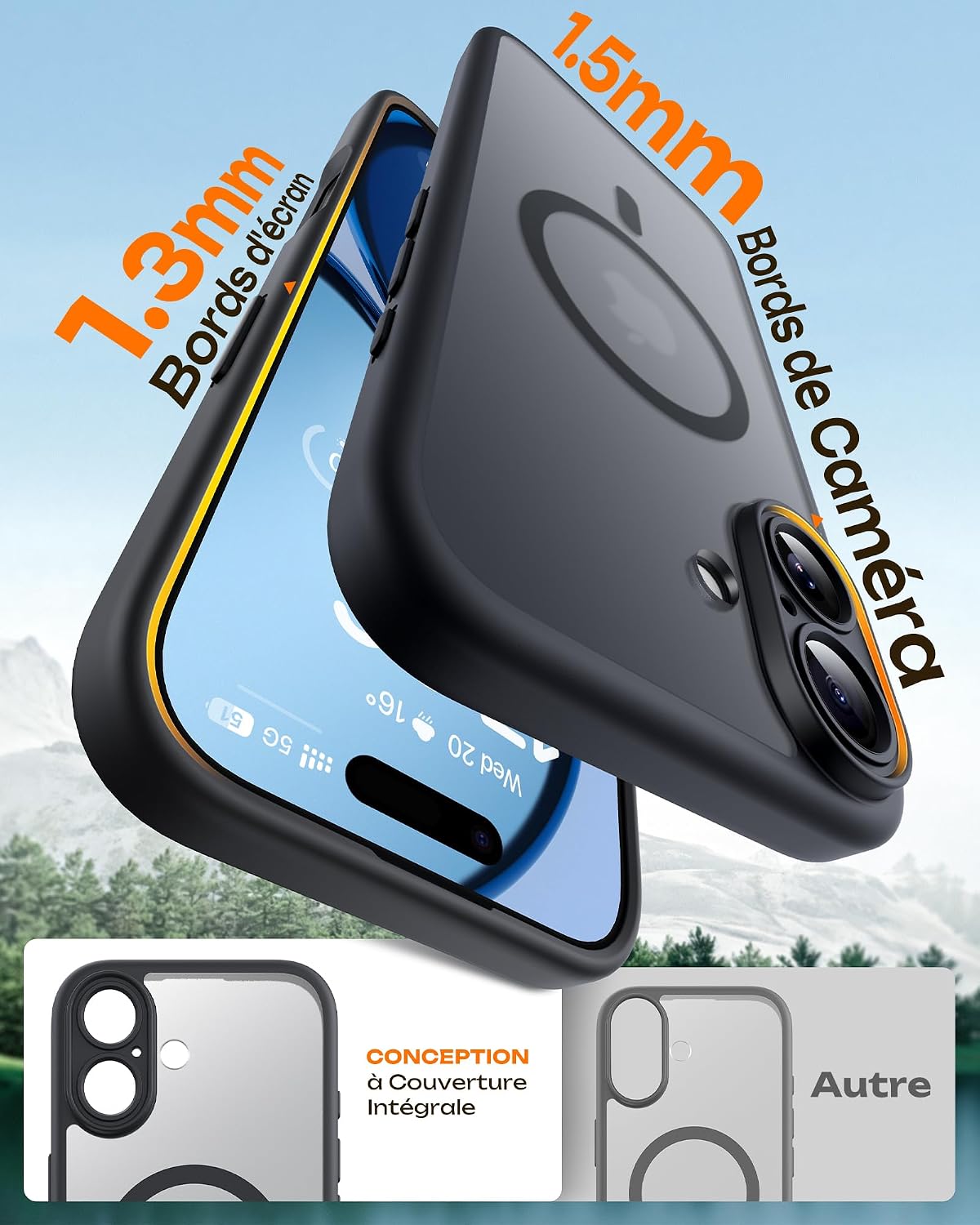 Thumbnail 4 de TOCOL Coque magnétique iPhone 17 6,3 pouces