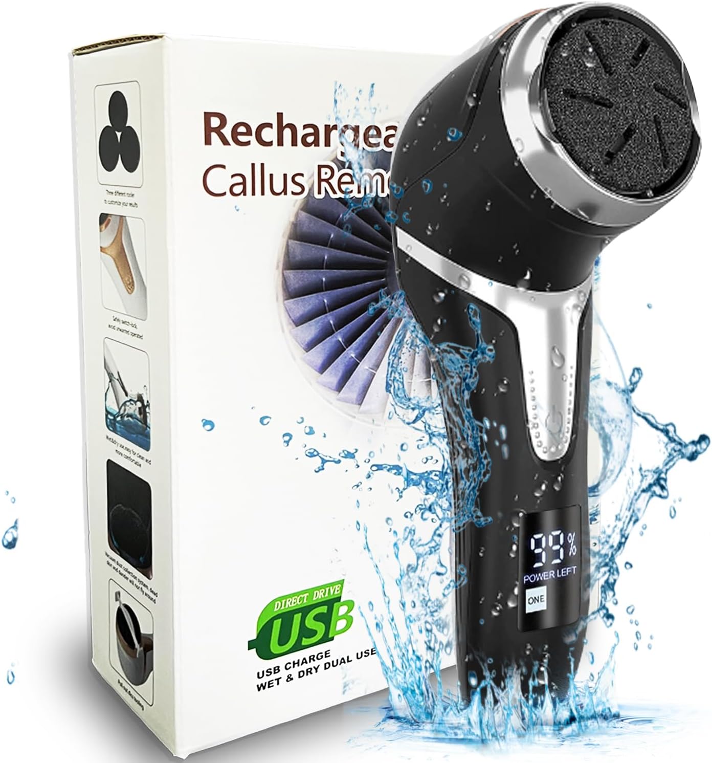 Thumbnail 6 de Portable electric callus remover with 3 heads
