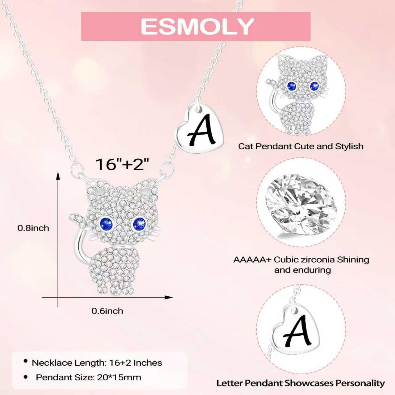 Detalle 2 de Esmoly Collar gato inicial 16 pulgadas