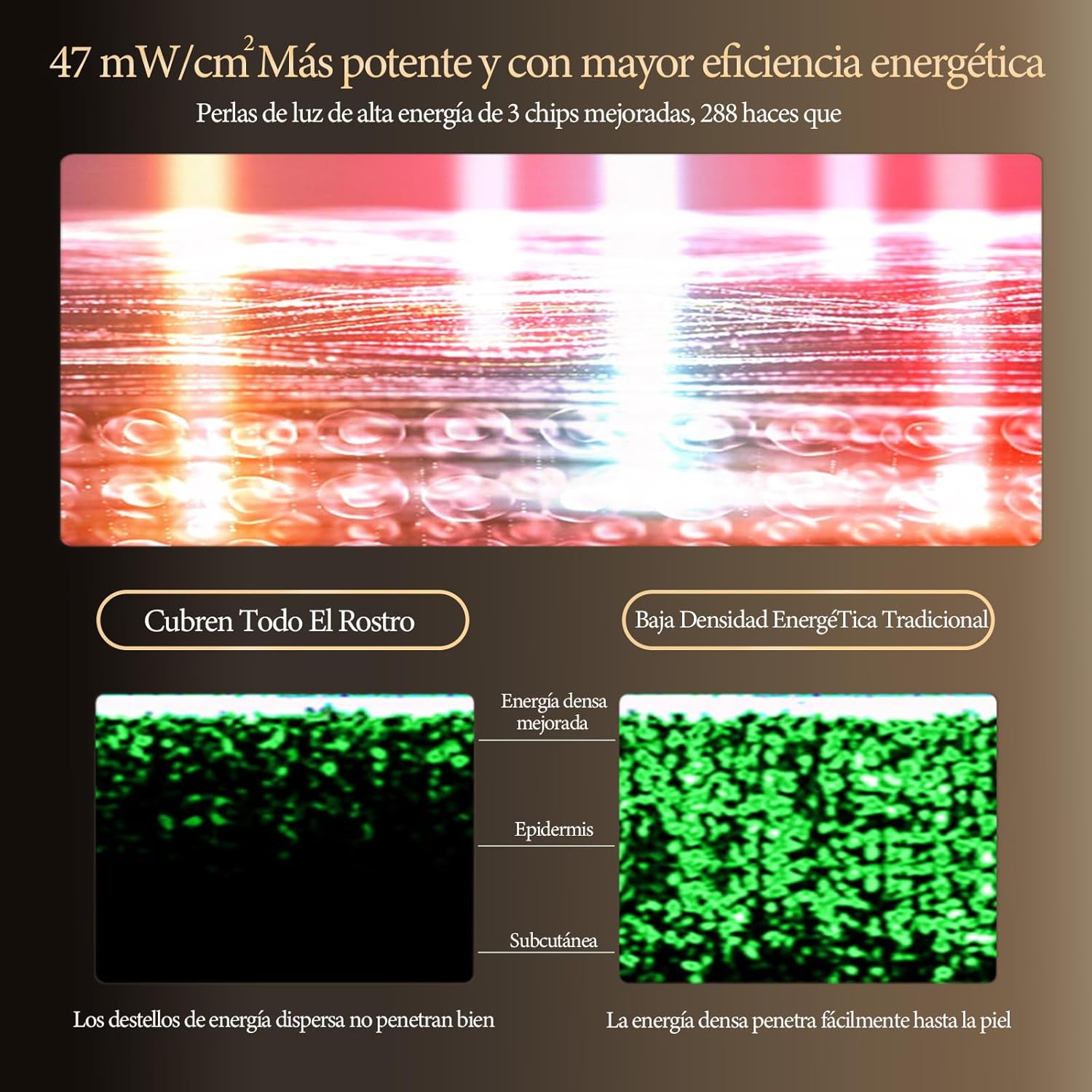 Thumbnail 2 de Masque Led XTRWHZ: thérapie lumineuse visage 7 couleurs avec télécommande