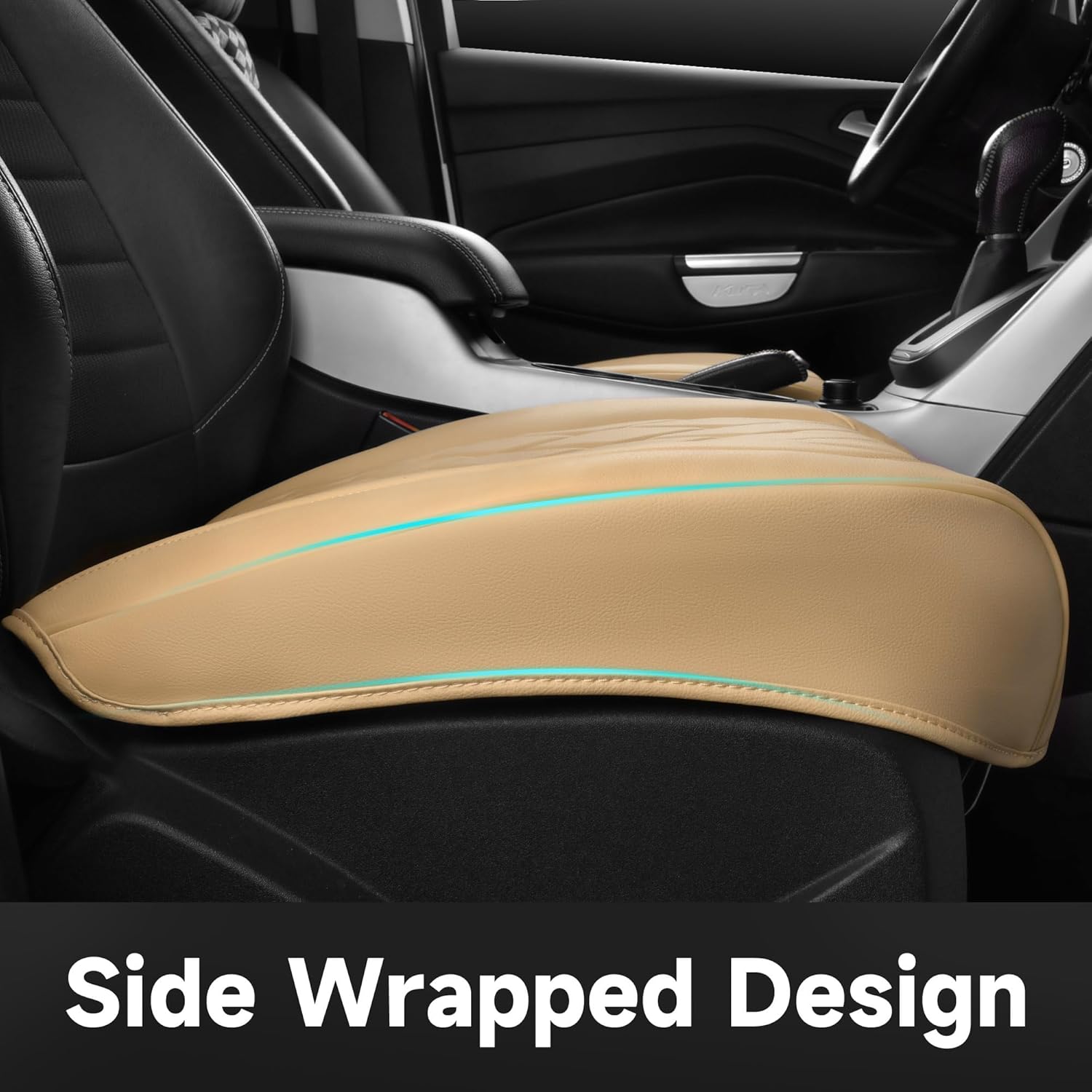 Thumbnail 3 de CAR PASS 2 Pack Leather Front Seat Covers, Waterproof