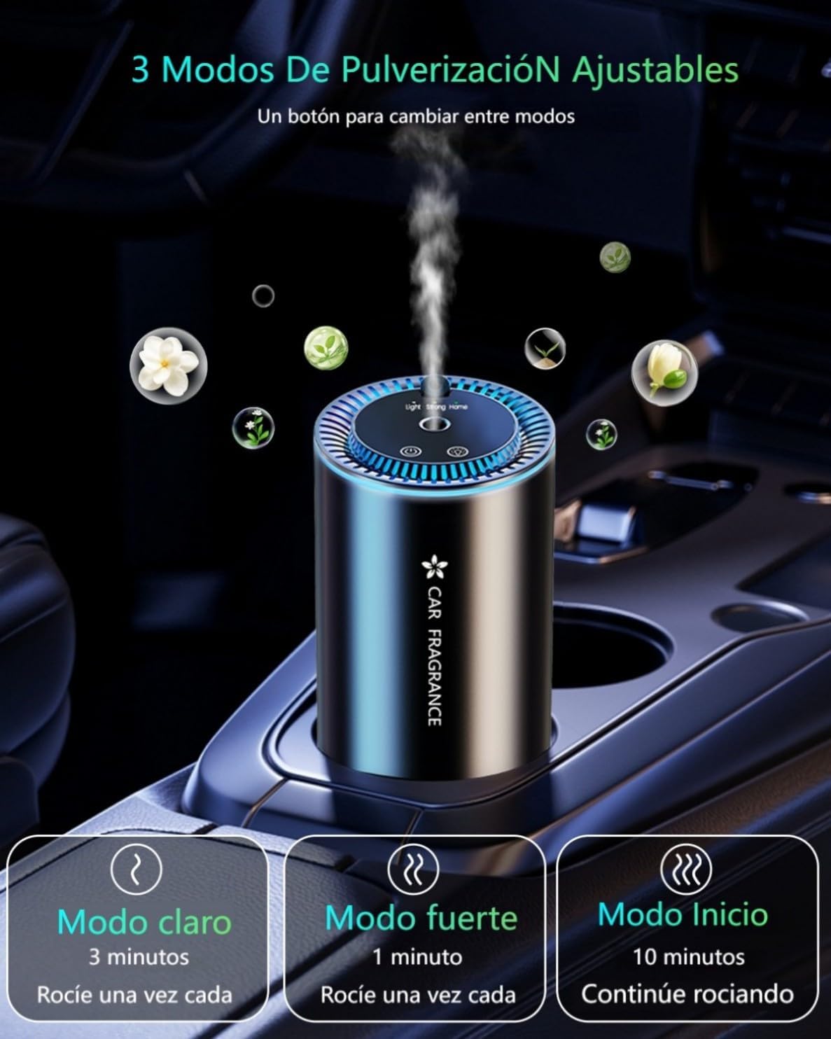 Detalle 2 de AI Ambientador BJ-577 50 ml difusor ultrasónico