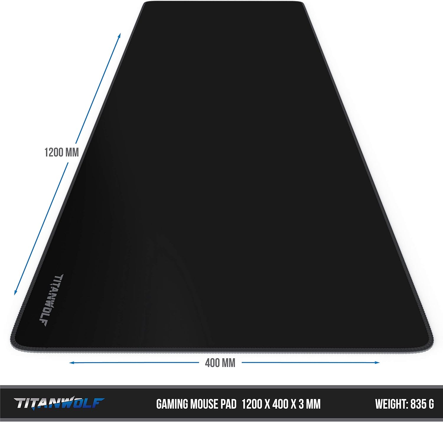 Thumbnail 2 de TITANWOLF Extra Large Gaming Mouse Mat 1200x400mm