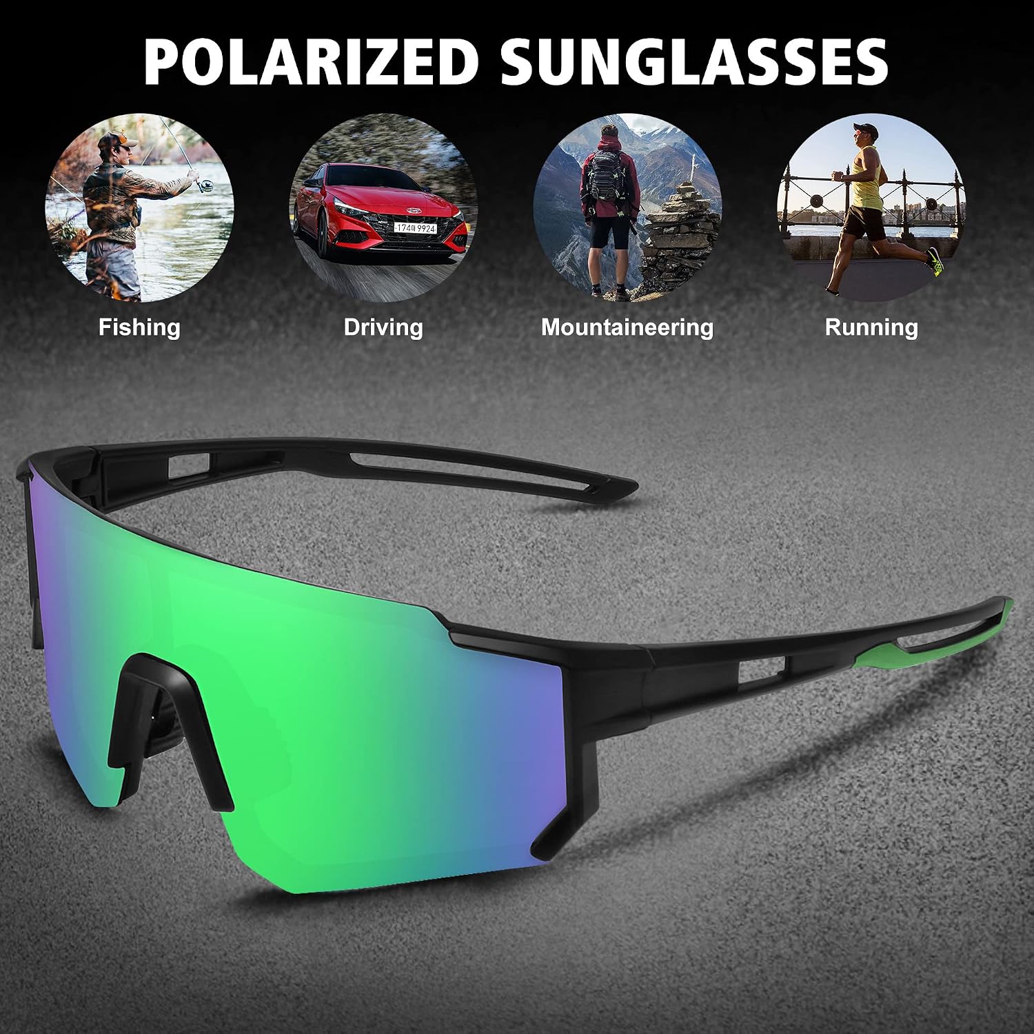 Thumbnail 5 de STORYCOAST Polarized Sports Sunglasses for Cycling, Running, TAC Lenses