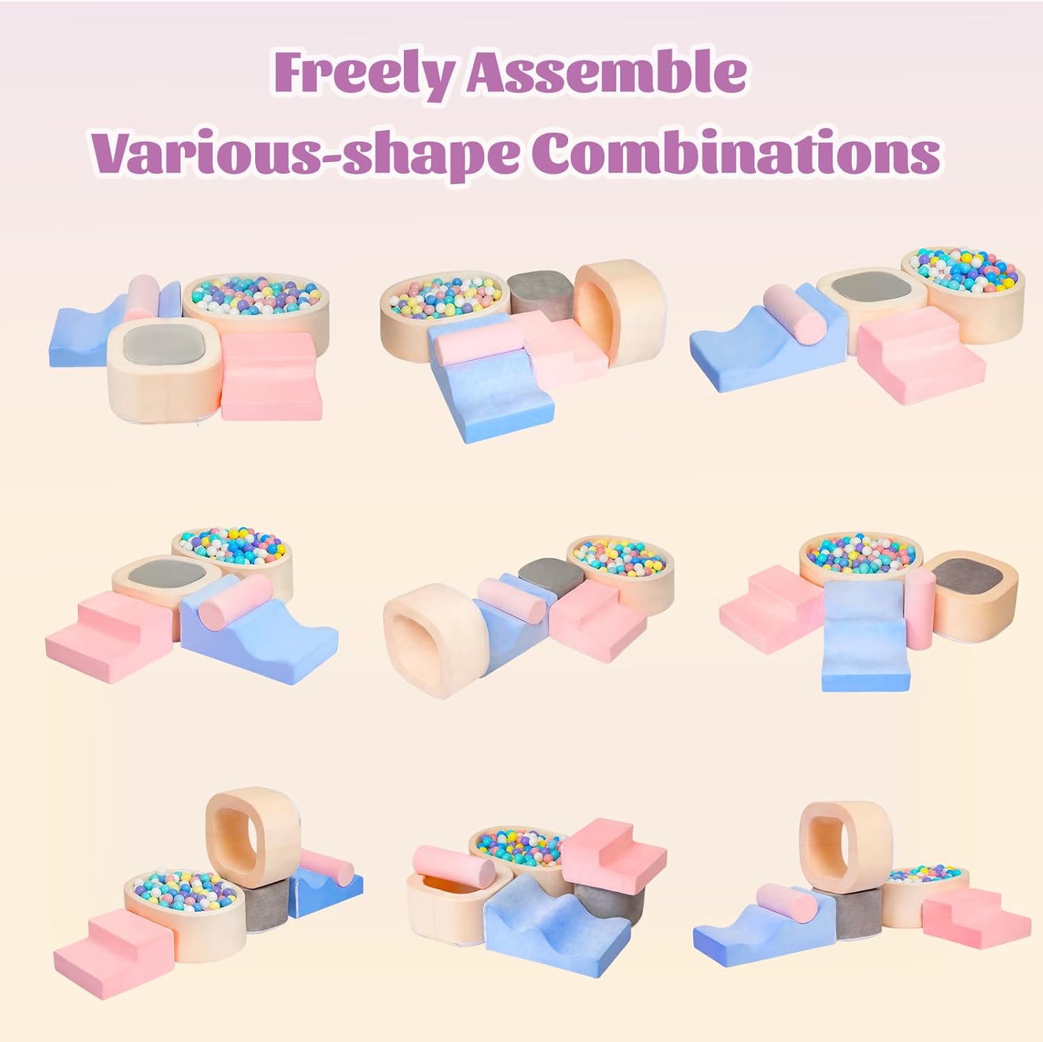 Thumbnail 2 de MIND&ACTION 6-Piece Toddler Climbing Toys 6pcs