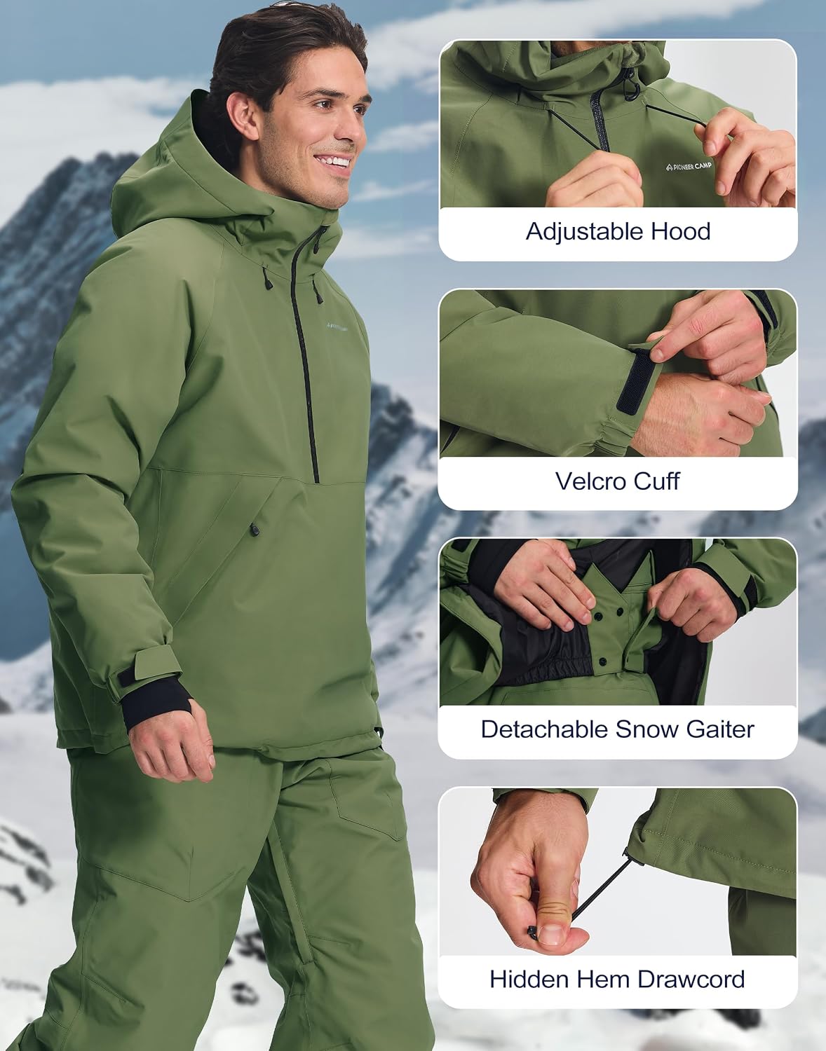Thumbnail 5 de Pioneer Camp Veste semi-frontale 10 000 mm