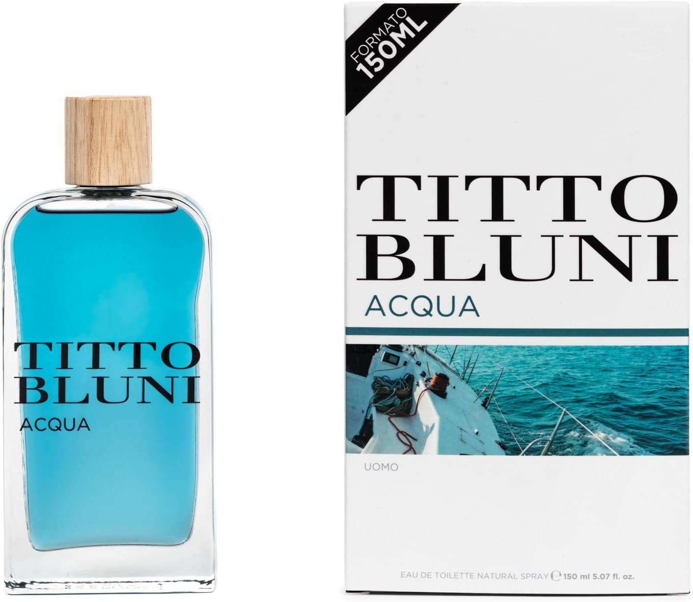 Detalle de TITTO BLUNI Acqua Uomo Eau de Cologne 150 ml