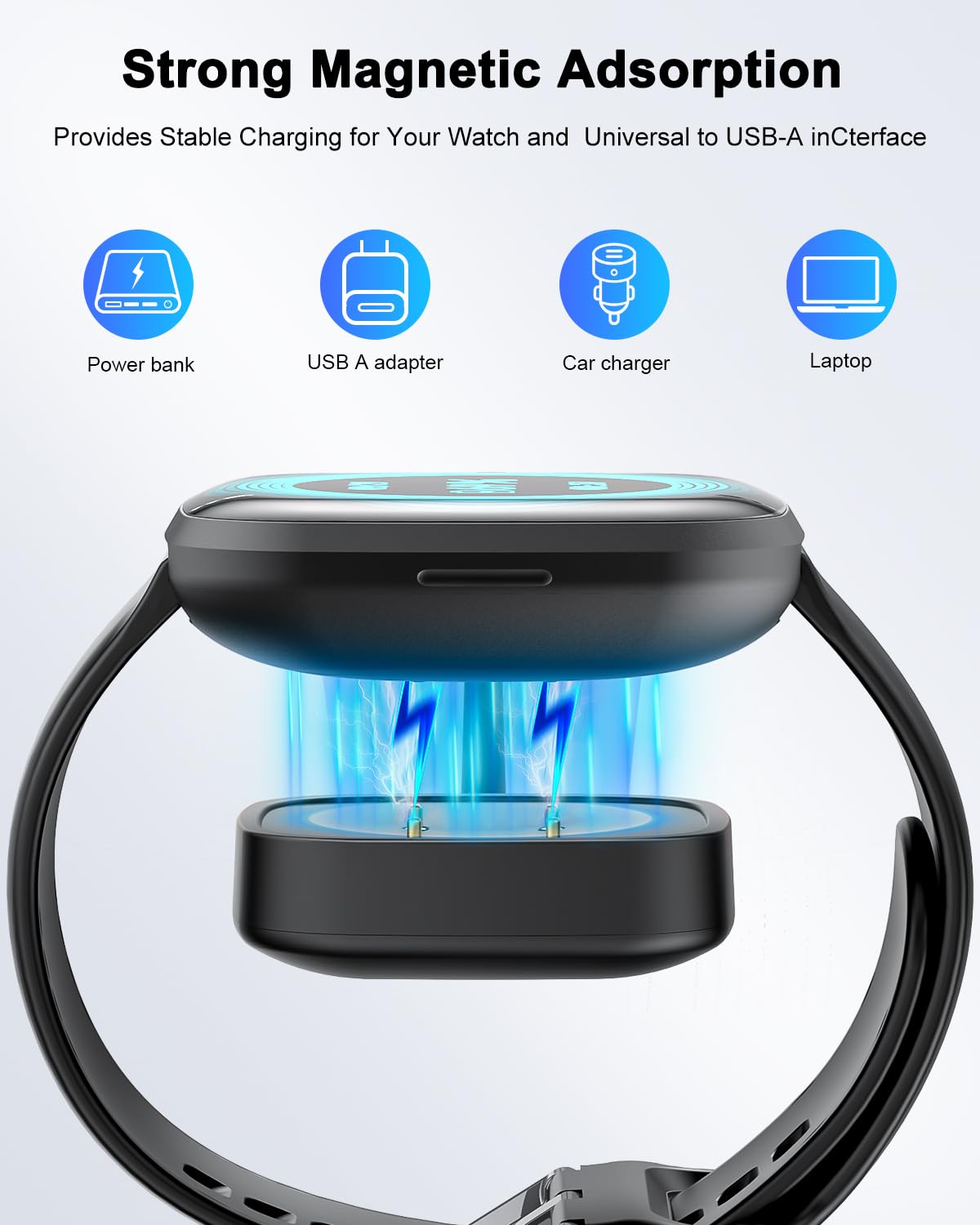 Thumbnail 5 de Ladekabel-Ersatzset für Fitbit Versa 4/3 & Sense 2/1: 2er Set mit 1 m und 30 cm