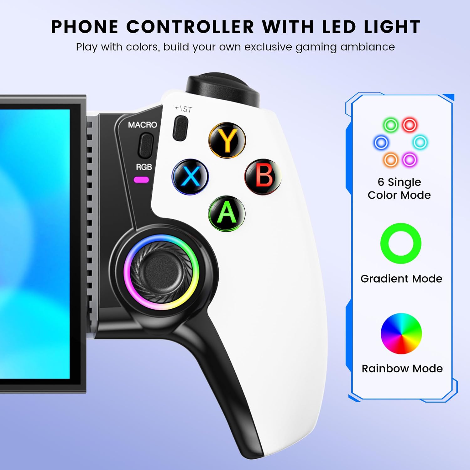 Thumbnail 6 de Bluetooth Mobile Gaming Controller with Hall Joystick