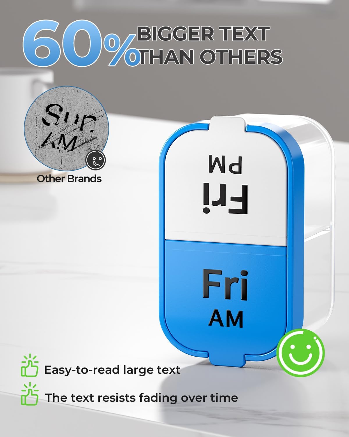Detalle de Odaro 7-Day AM/PM Pill Organizer
