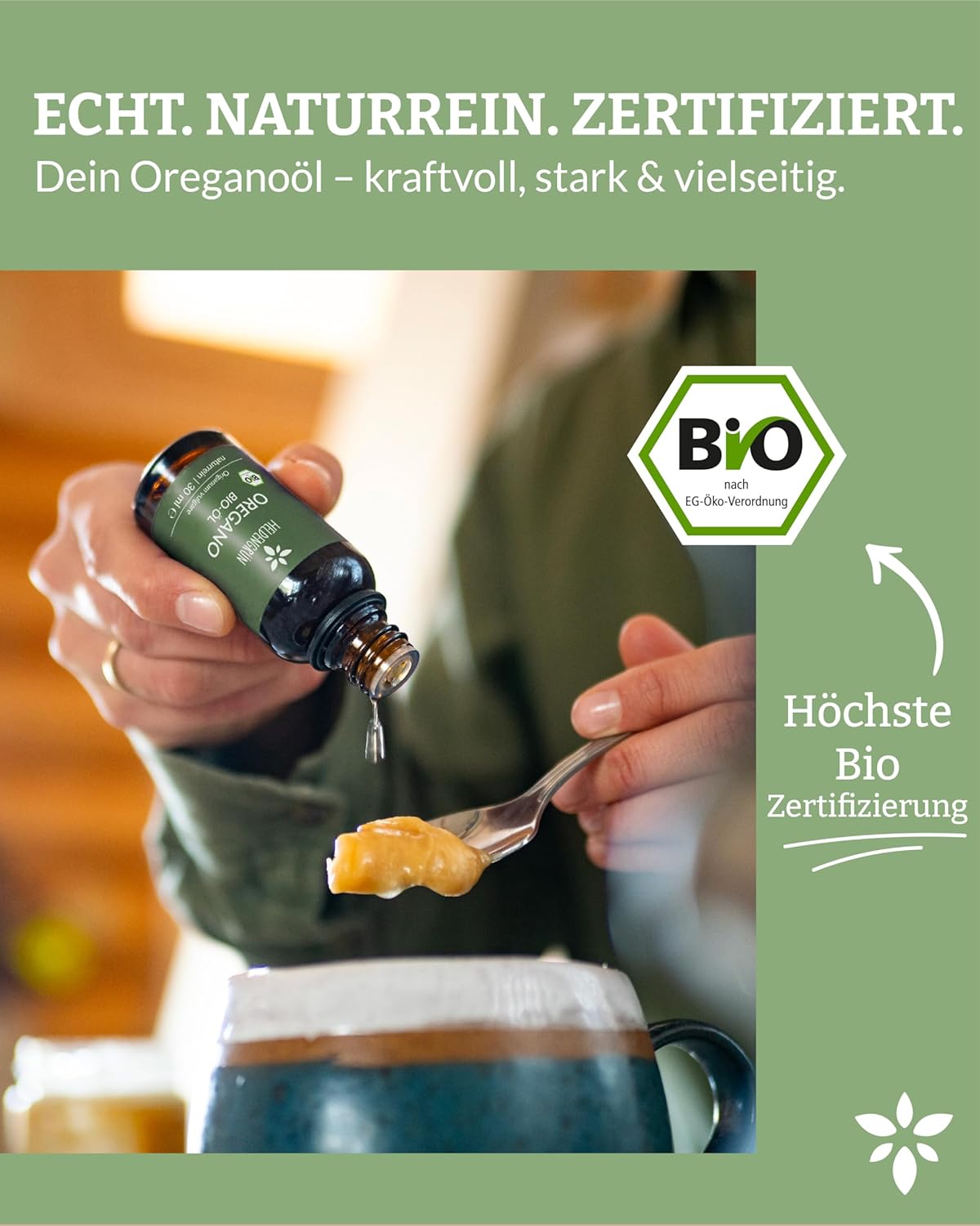 Thumbnail 1 de Heldengrün BIO Oregano Öl 82% Carvacrol