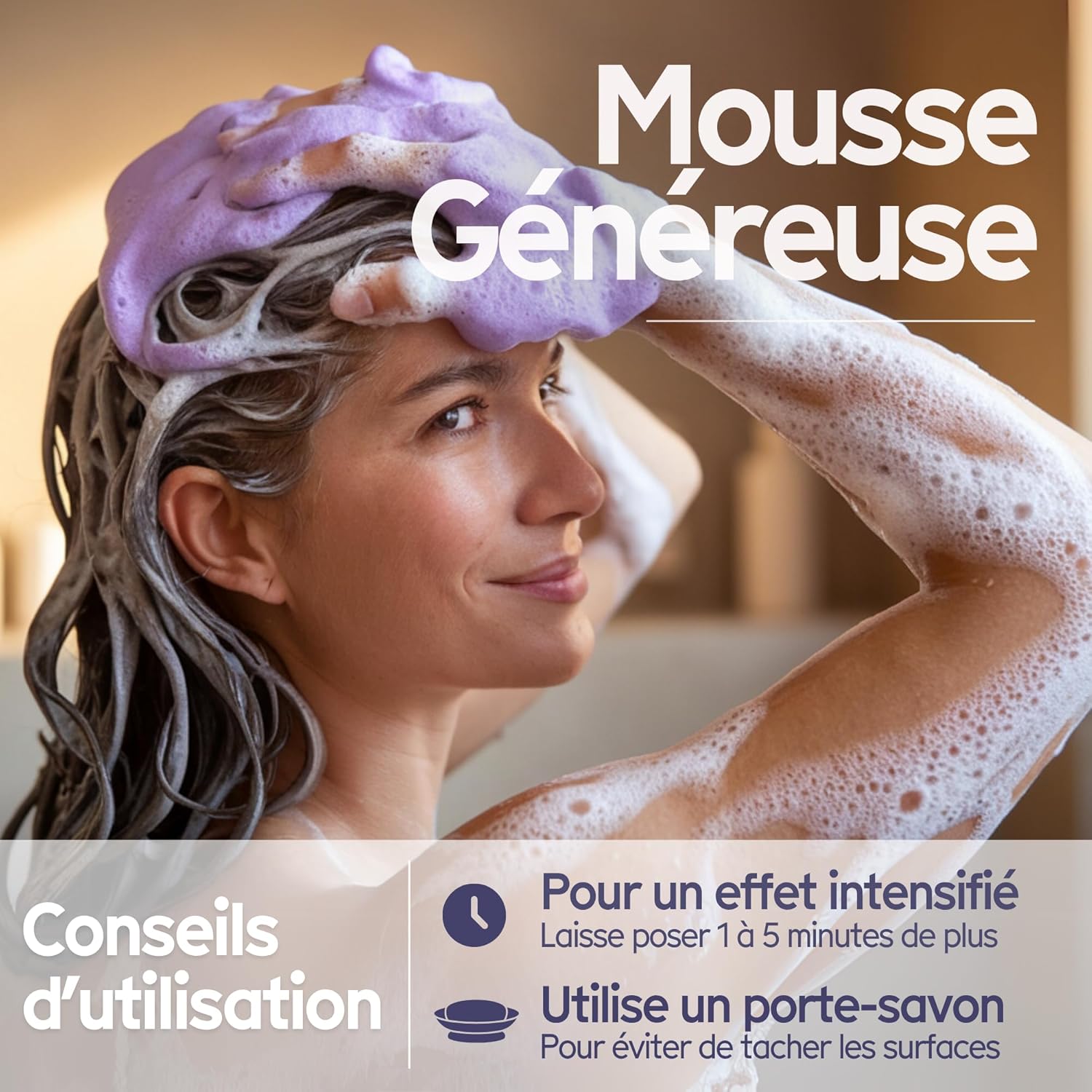 Thumbnail 3 de Arista Ayurveda Arista Shampoing Violet Solide : anti-jaunissement pour cheveux blondes