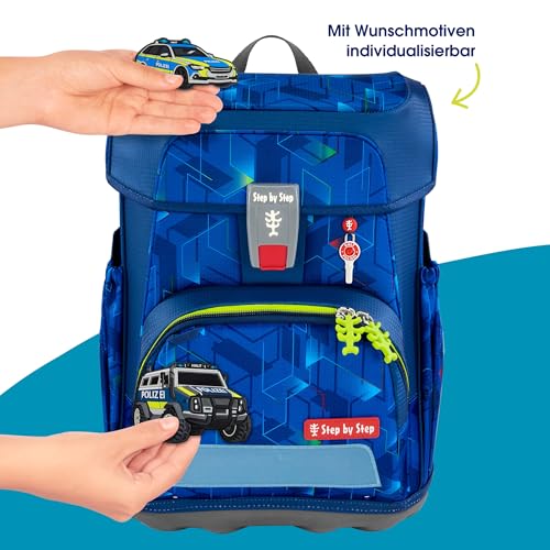 Thumbnail 6 de Step by Step Cloud Schulranzen-Set Police Truck Charly 5-tilig — Ergonomisch, reflektierend, 19 L
