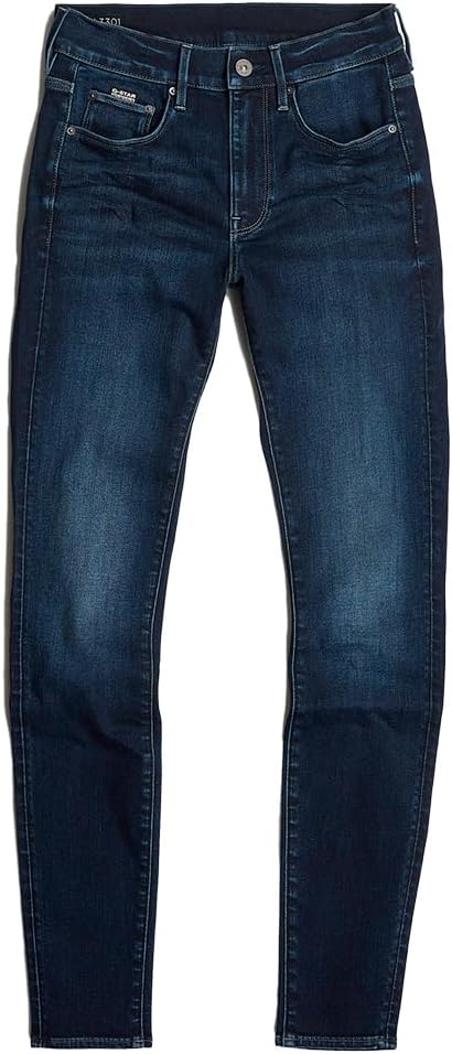 Detalle 2 de G-Star Damen 3301 Skinny Jeans – mit Frontreißverschluss und 5-Pocket-Design