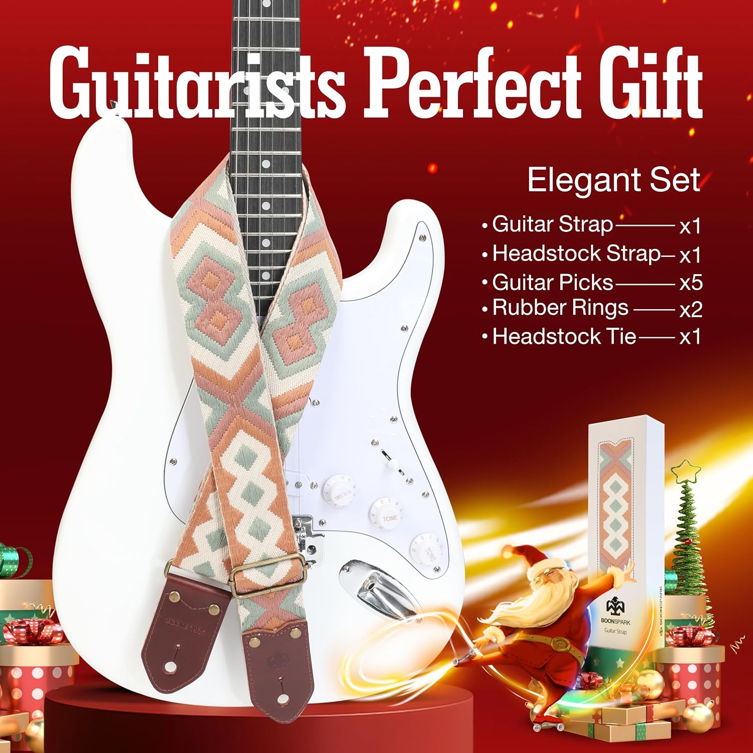 Thumbnail 6 de BOONSPARK Guitar Strap 2-Inch Wide
