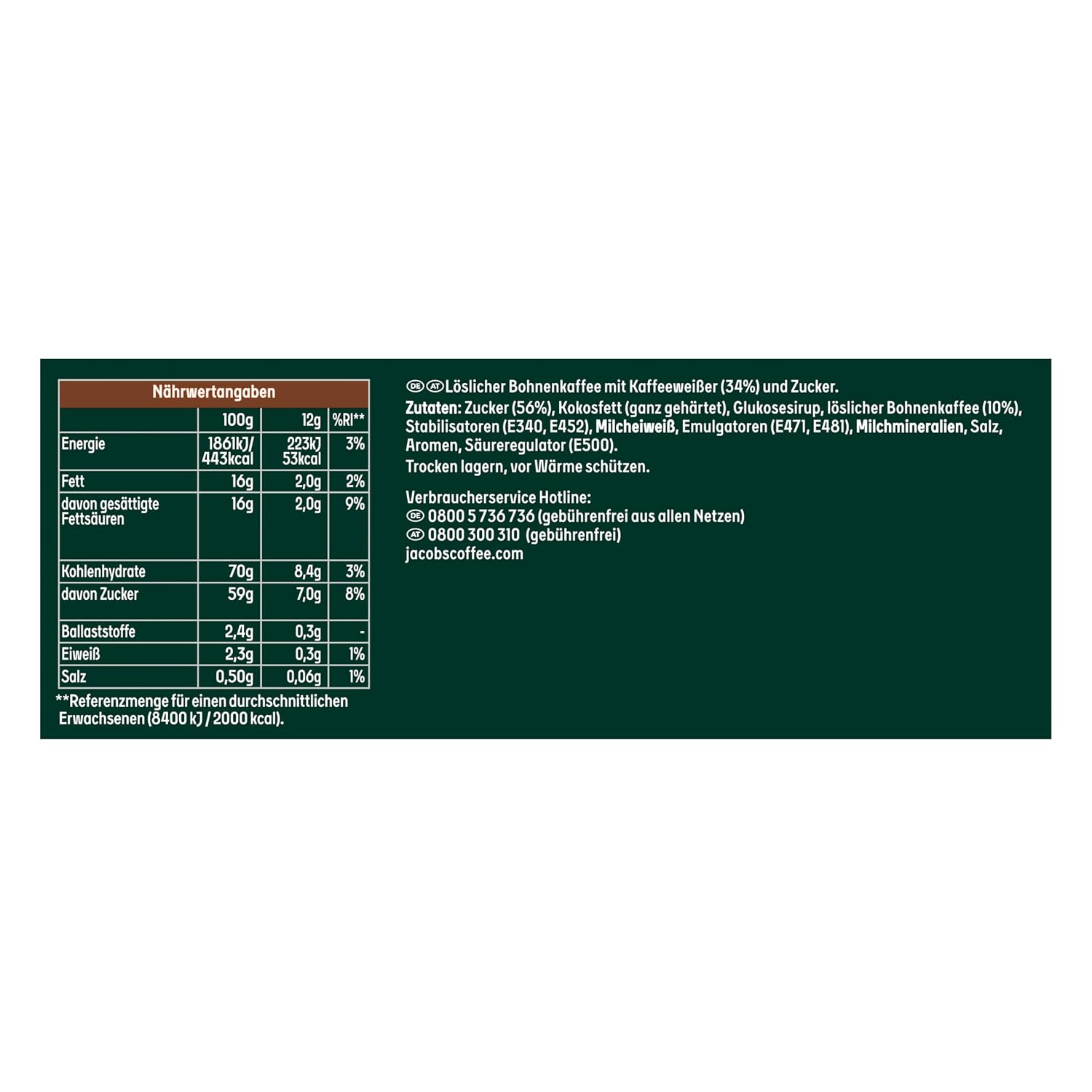 Thumbnail 1 de Jacobs 3in1 Classic – Instant Kaffee Sticks (12 x 10 Sticks, 120 Getränke)