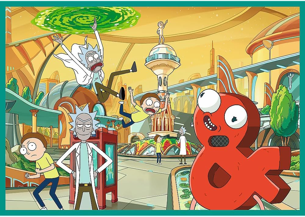 Thumbnail 6 de Trefl 4in1 Puzzle Rick and Morty 250 Teile