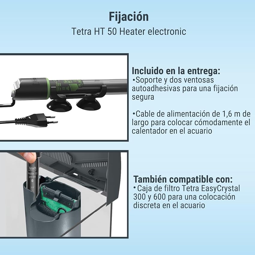 Detalle 2 de Tetra HT 50 calentador acuario 25–60 L 🐠